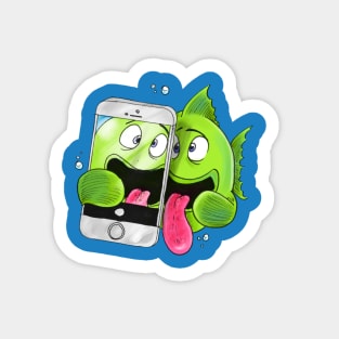 Selfie Fish Sticker